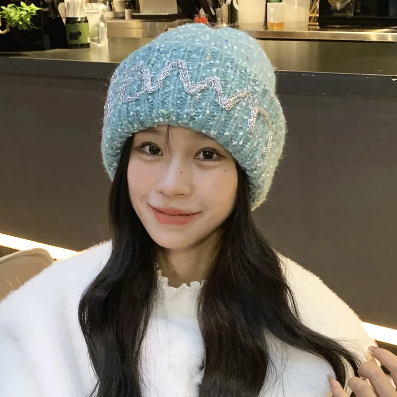 

Популярная вязаная шапка, популярный однотонный головной убор, пуловер, высококачественная модная теплая и универсальная холодная шапка