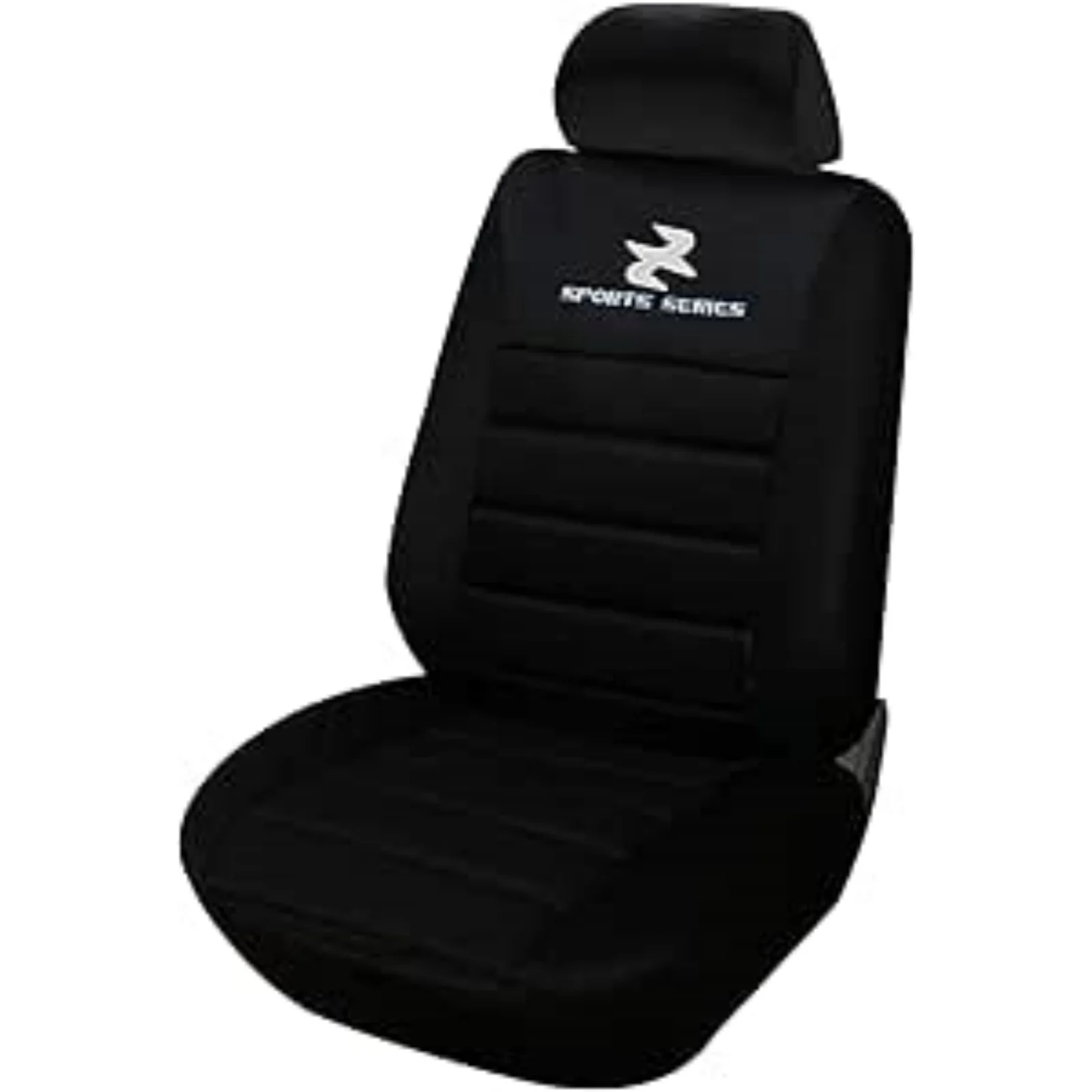 1 Stück Universeller Vordersitzbezug für Autos, Schutzbezug aus Polyester, gepolsterter Sitzbezug mit Kopfstützen – Detail 7