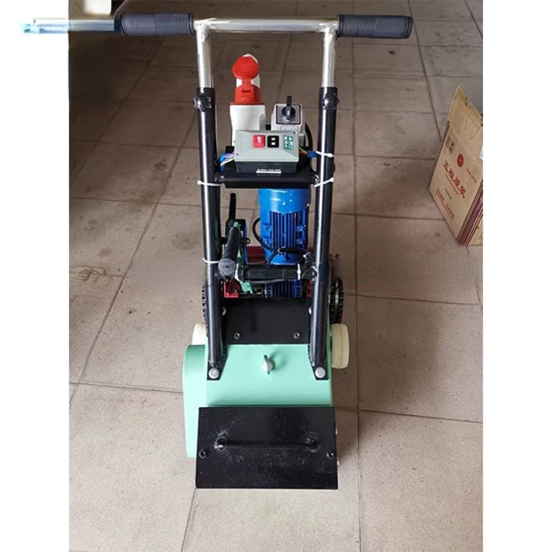 Plastic runway shoveling machine electric hand floor eradication renovation machine