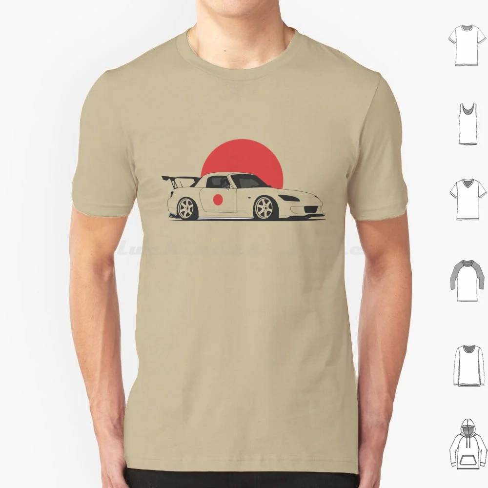 S2000-Carcorner T Shirt Big Size 100% Cotton S2000 S2k Civic Typer Vtec Japan Carcorner Car Cars Cargram Graphic Vector