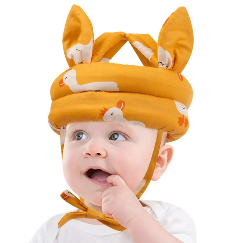 

Baby Head Protector Safety Hat Adjustable Baby Soft Protective Caps Comfortable Baby Safety Headguard Shock Absorbing For