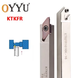 LIHAOPING KTKFR External Grooving CNC Tool Holder KTKFR1212JX KTKFR1616JX KTKFR2020JX Spring Steel Shank Parting Bar Set Tool