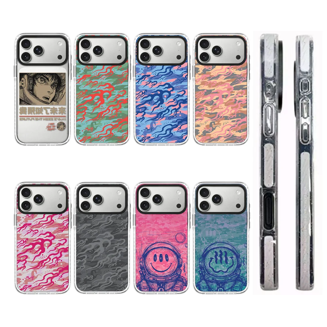 

Anime Future Acrylic White Border Magnetic Phone Cover for IPhone 12 13 14 15 16 17 Pro Max Case for IPhone 17 Air