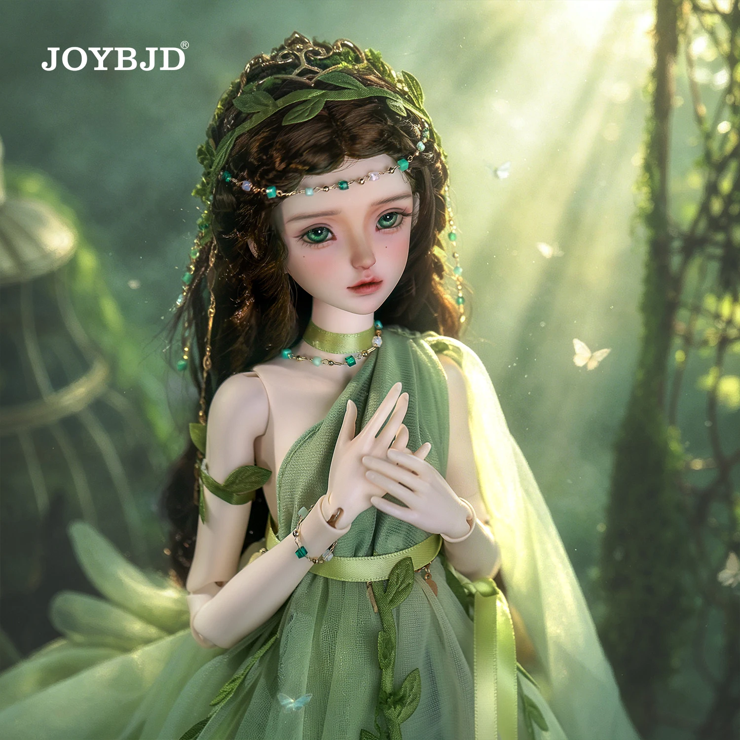 Fantasy Angel 1/4 Cali Full Set E BJD Doll Forest Tree Elf Style with Muxi Body Ball-Jointed Doll Resin Toy