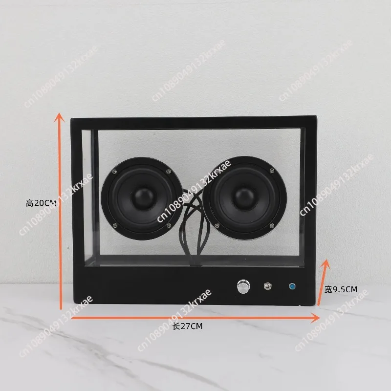 Nordic retro Bluetooth transparent subwoofer audio  wine cabinet living room desktop home accessories ornament real machine