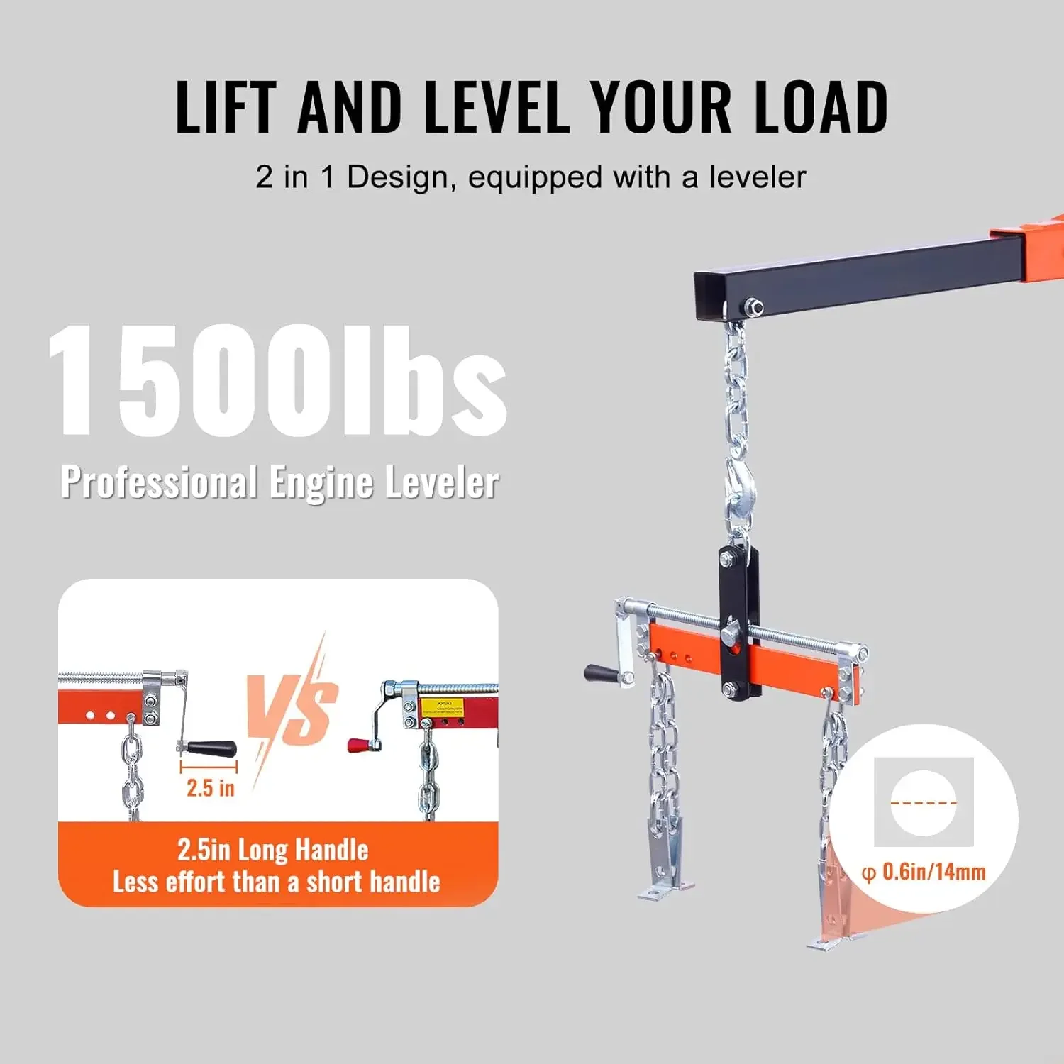 Engine Hoist with Lever 2 Ton Folding Cherry Picker Shop Crane Hoist Lift Heavy D uty Hydraulic Engine Crane with 6 Casters