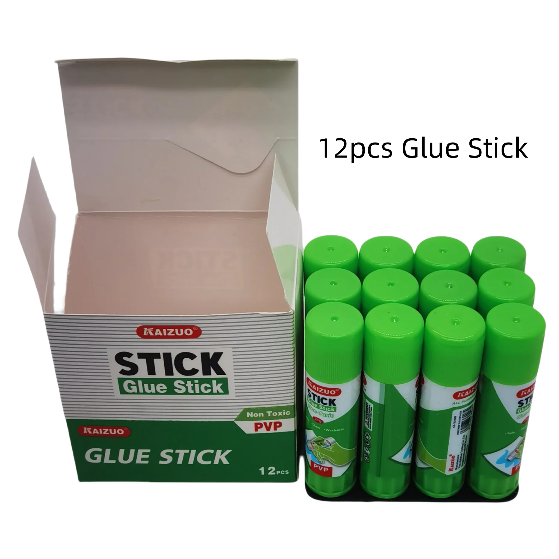 

12pcs glue stick PVP Non-toxic Washable 24x98mm For 3D Printer Hotbed easy to clean strong glue
