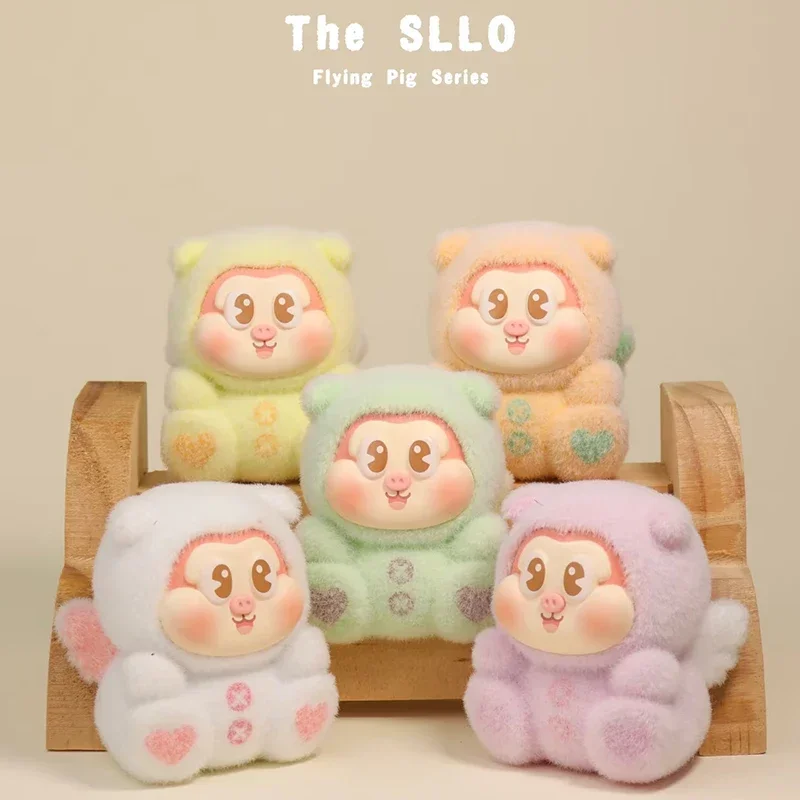 

Finding Unicorn The SLLO Flying Pig Series Mini Blind Box Guess Bag Original Toys Dolls Cute Anime Figure Desktop Ornaments Gift