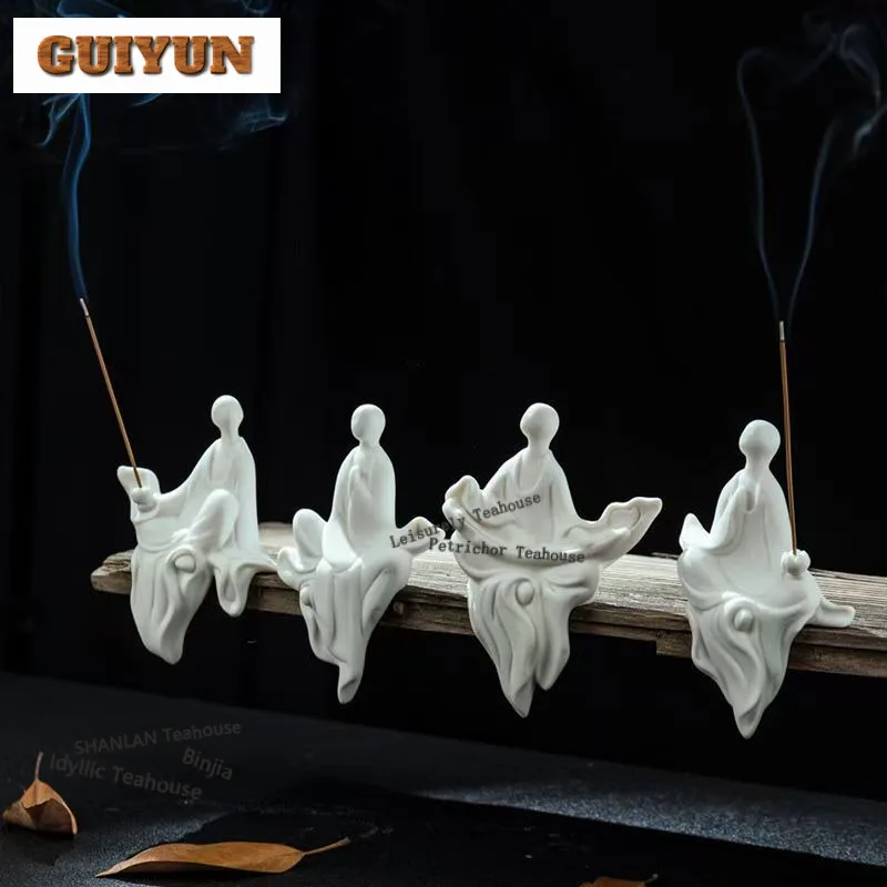 Ceramic Zen Phaseless Buddha Tea Pet Retro Fish Tank Landscaping Tea Figurine Play Toys Tea Statue Ornaments Craftsmanship