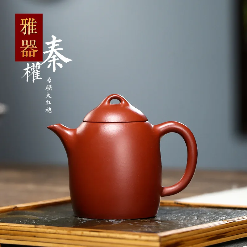 

Исинский чайник из фиолетовой глины Дахунпао ручной работы, чайник из фиолетовой глины Циньцюань, чайник из фиолетового песка, исинский чайник ручной работы