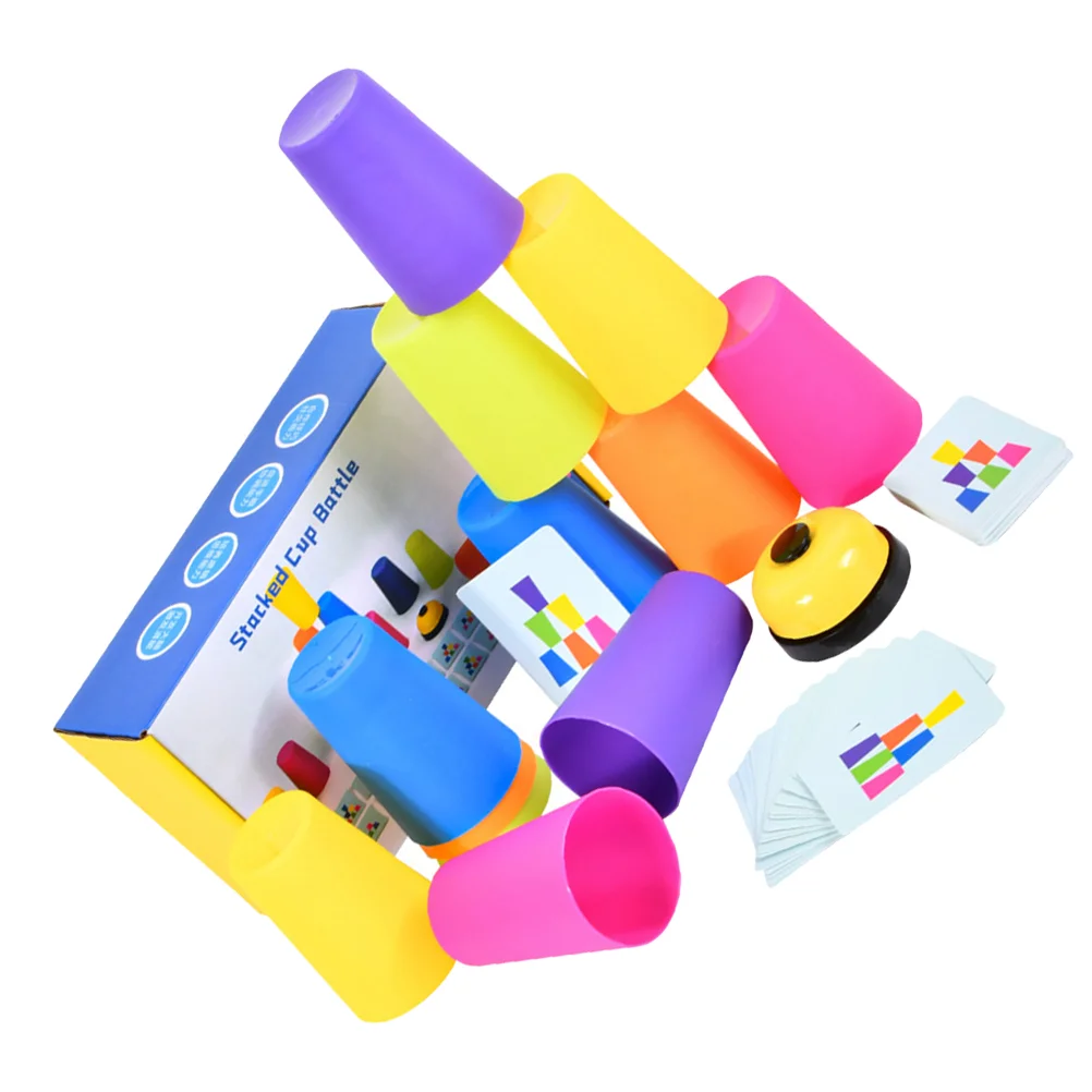 Gobelets empilables pour enfants, jouet éducatif pour bébés, apprentissage précoce, Design créatif, favorise les compétences sociales en toute sécurité, 12 pièces