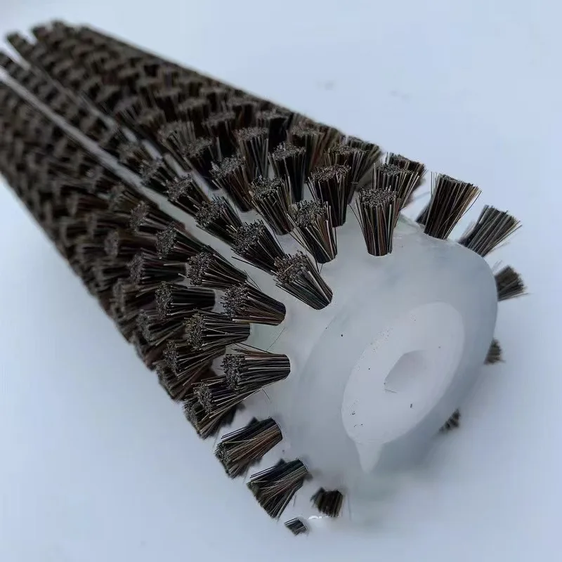 Ski Waxing Roller & Polishing Roller Brush, Ski Wax Brush Kit with Nylon Brush, Horsehair Brush and Brass Wire Brush