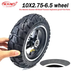 10x2.75-6.5 10 Inch Tubeless Tyre Wheel+disc brake disc for Electric Scooter Off-Road Vacuum Explosion-proof Tire Parts