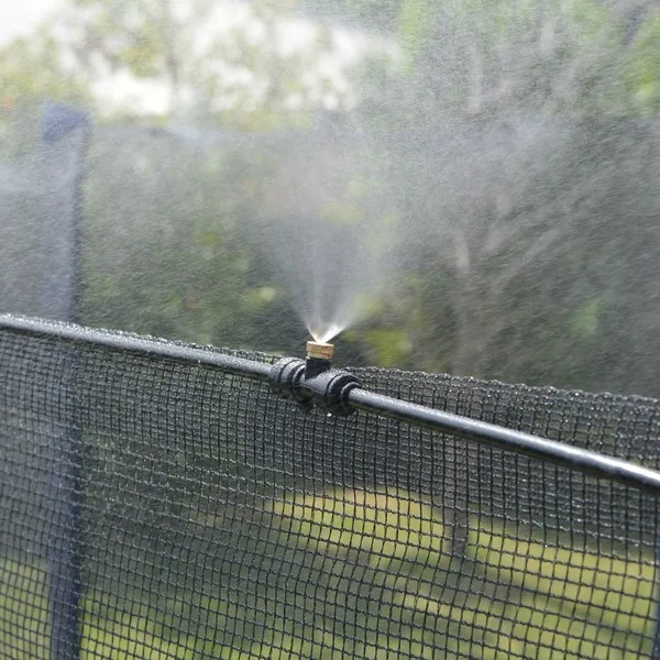 50-teiliges Messing-Sprühnebel-Düsenset für Terrassen, 0,1-0,8 mm Öffnungsweite, Außenkühlung, Wassernebeldüsen, Gewinde-Nebelteile für Sprühnebel-Systeme – Detail 8
