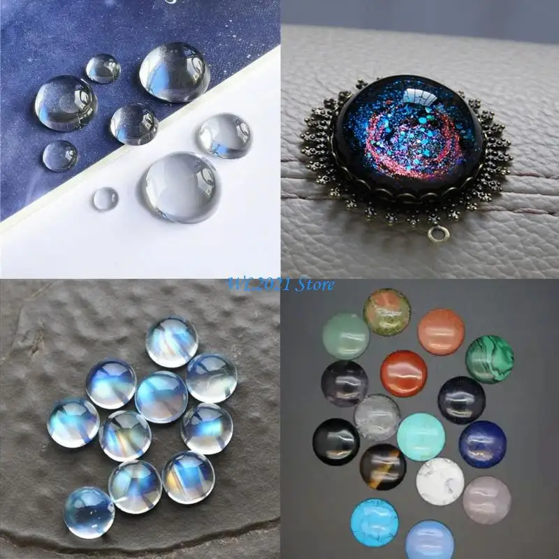 G5GC العملية القلادة الحرف القلادة القلادة مصنوعة يدويًا زخرفة قوالب السيليكون لملمس شمع الطين وصياغة الراتنج