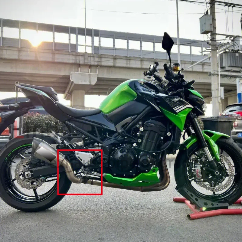 For Kawasaki z900 2017-2021 51mm exhaust Middle Pipe z900 Motorcycle exhaust system exhaust pipe Modify motorcycle accessories