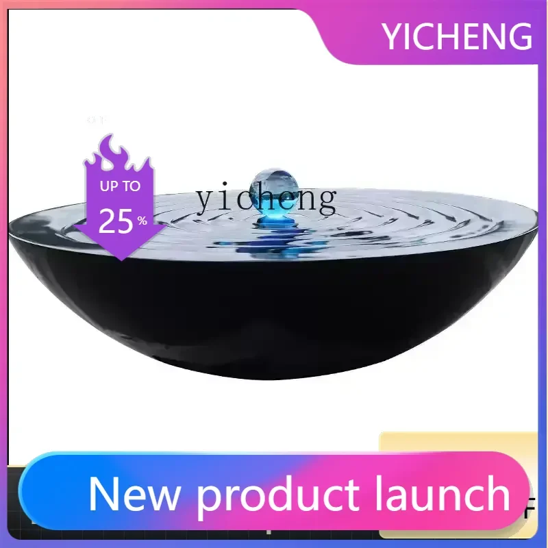 

BJ Large fountain, flowing pool landscaping, circulating water installation, fiberglass sculpture floor ornament