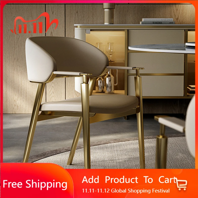 

Luxury Events Modern Dining Chairs Nordic Arm Clear Minimalist Makeup Dining Chairs Balcony Design Sillas Para Comedor Furniture
