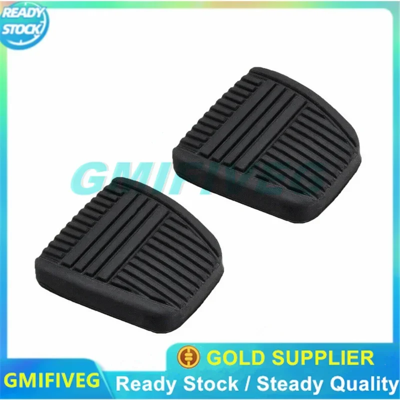 2Pcs 31321-14020 31321-14010 New Brake Clutch Pedal Pad Rubber Cover Set For Toyota 4Runner Camry Celica Land Cruiser Paseo RAV4