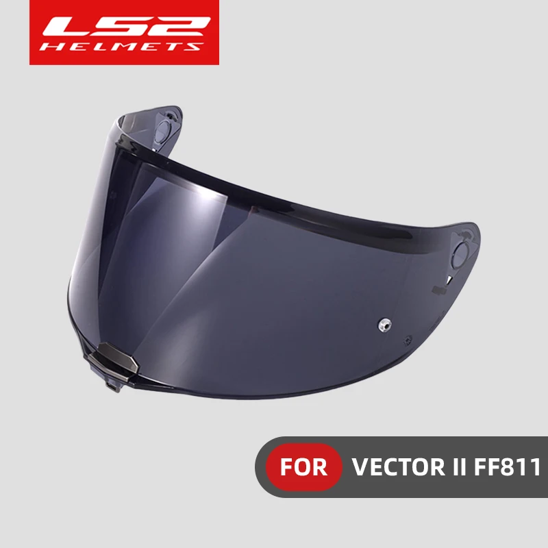 Original LS2 Visors FF811 Full Face Motorcycle Helmet Replace Lens Black Ididium Silver Visor Base