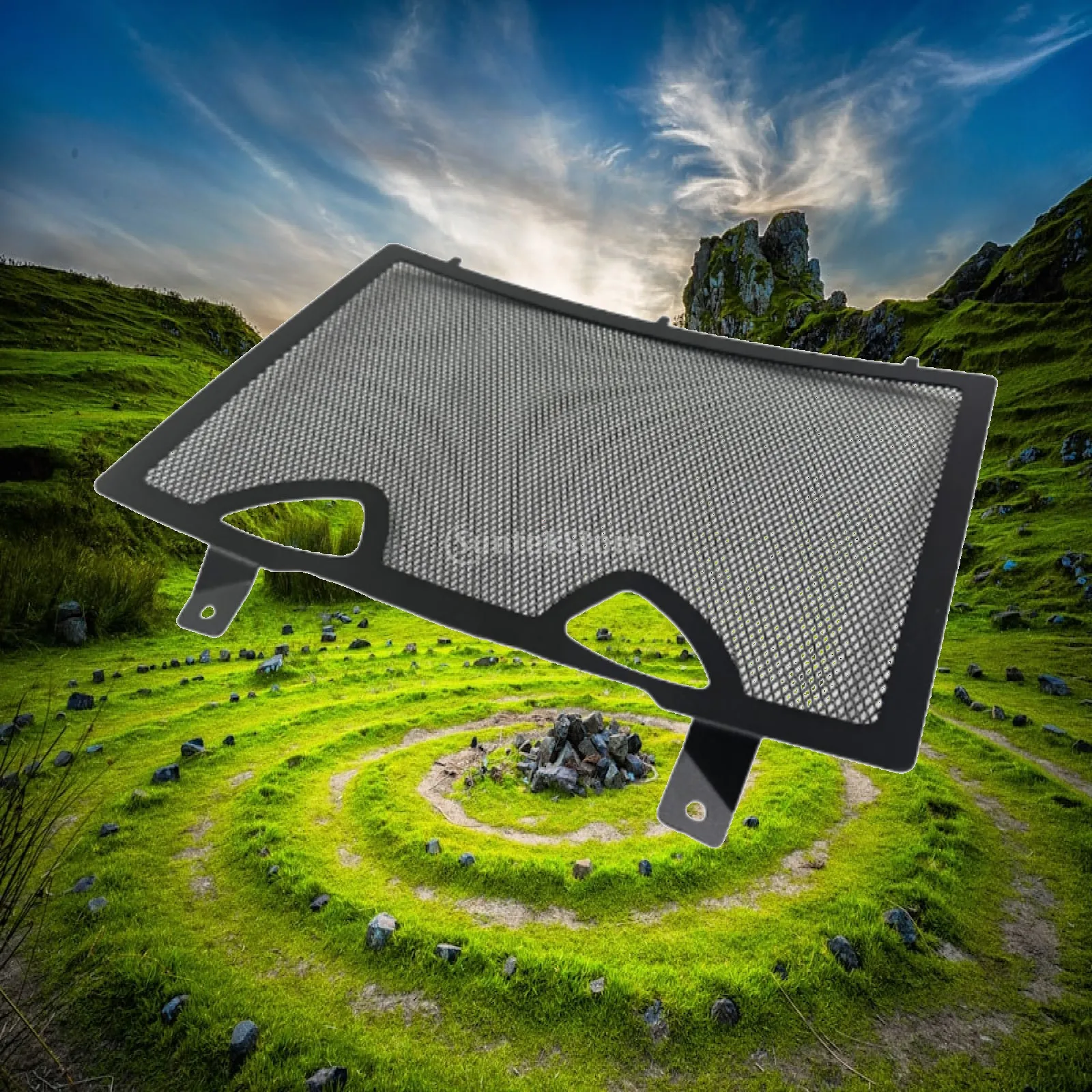 Motorcycle Water Tank Net Radiator Protection Net Replacements Easy Installation