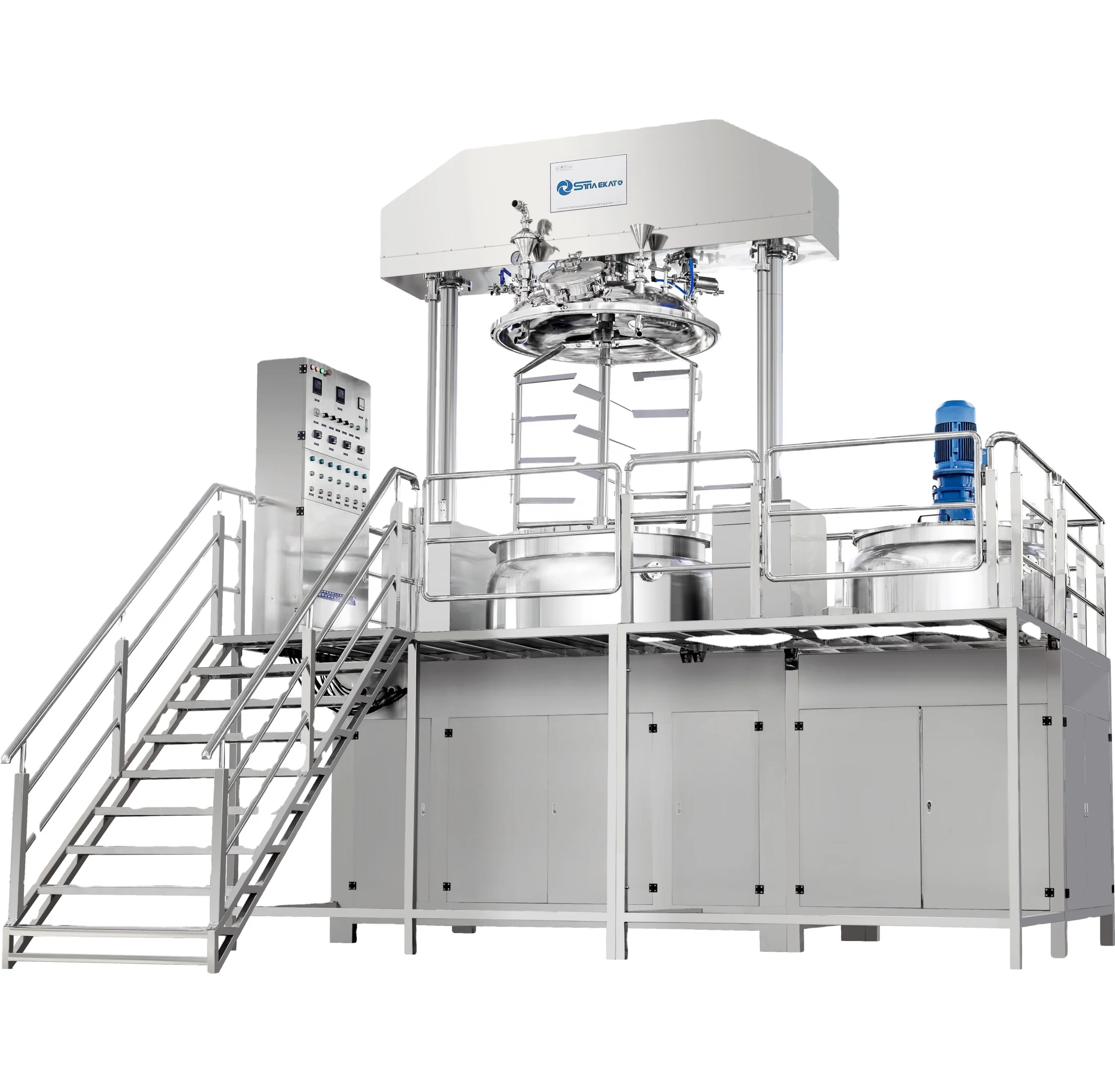 Customize High Shear Stainless Steel Vacuum Emulsifier Mixer Milling Pump for Shampoo Soap Cream Efficient Tripling
