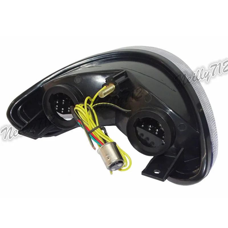 waase For Suzuki SV650 1999 2000 2001 2002 2003 E-Mark Rear Tail Light Brake Turn Signals Integrated LED Brake Light