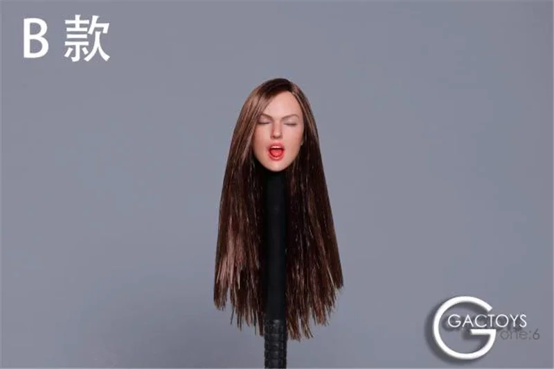 1/6 مثير اللسان التعبيرات رئيس نحت نموذج 1:6 فتاة رئيس نحت جينا Lollobrigida رئيس لعبة نحت GACTOYS GC025 #2