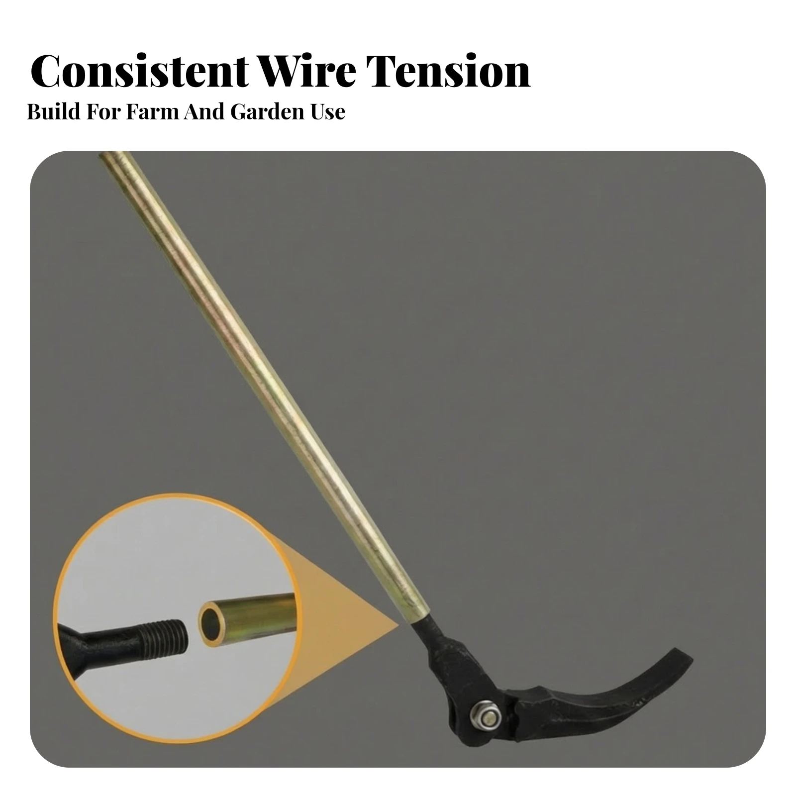 Fence Wire Stretcher Versatile Fence Stretcher Tool Easy to Use One-Person for Farmers, Farm Fencing