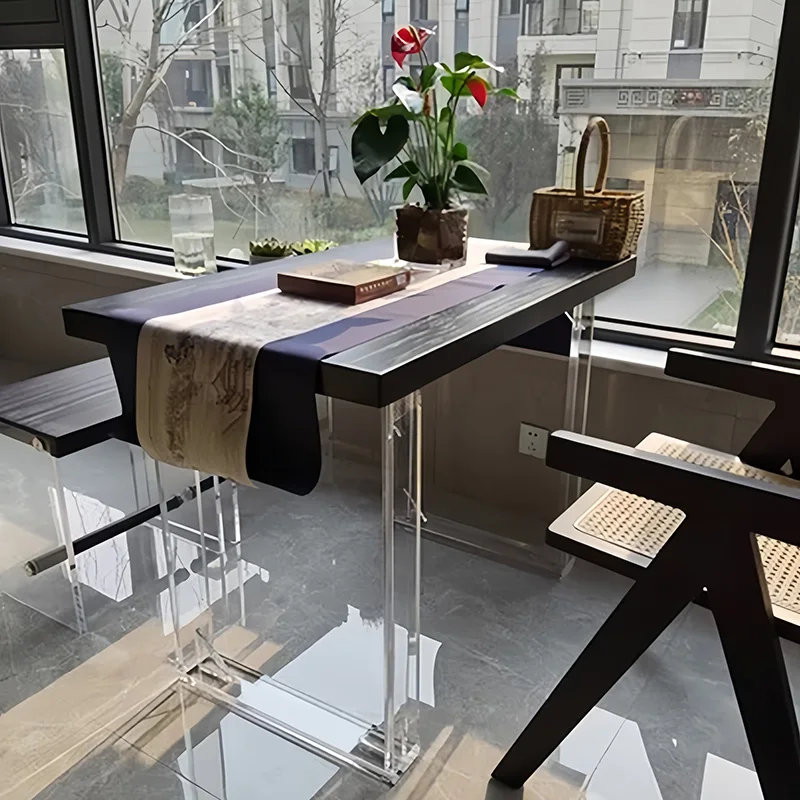 Minimalist Unique Coffee Table Aesthetic Italian Space Saving Industrial Side Table Mechanism Service Mesas Bajas Home Furniture