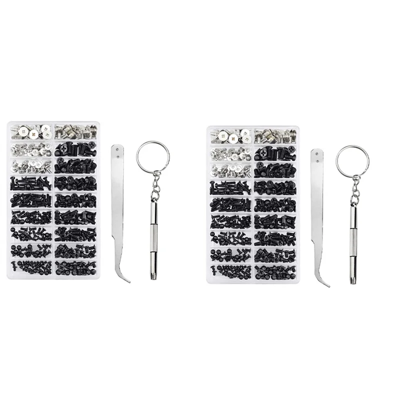 2025 New-710Pcs PC Screws Assorted Set M2 M3 M2.5 Computer Screws HDD M.2 SSD Screws For Universal Laptop PC Computer Repair