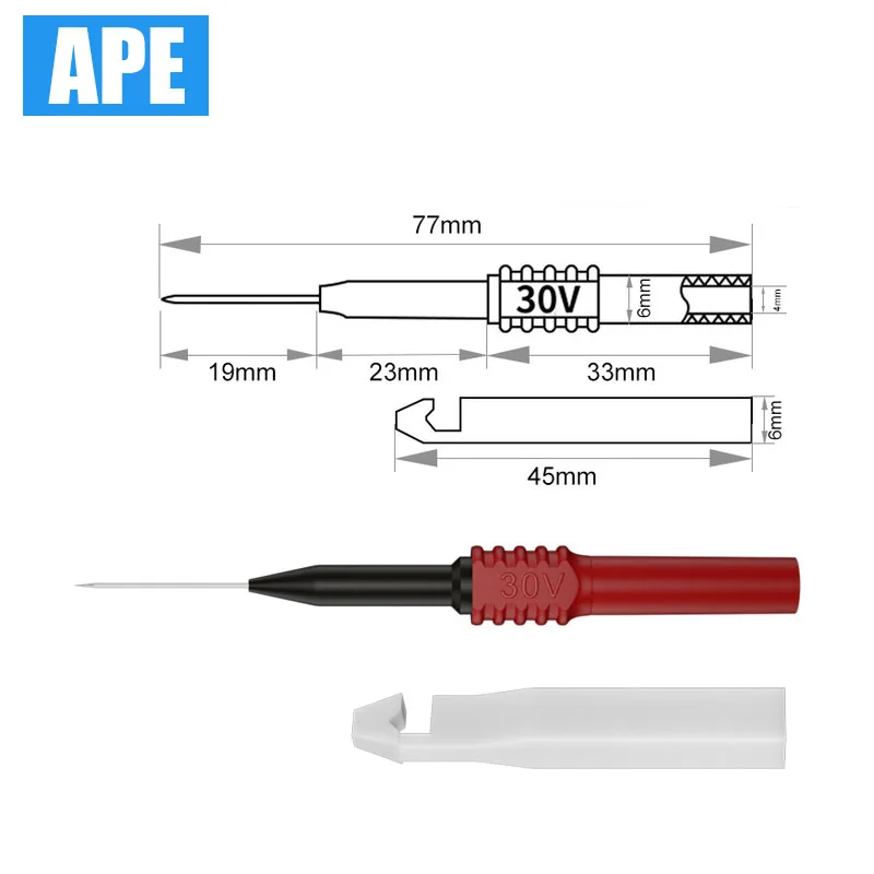 Imagem -03 - Automotive Back Probe Kit para Carro de Teste Sondas Traseiras de Isolamento Pin Não Destrutivo Fio Piercing Estilos 20 Pcs