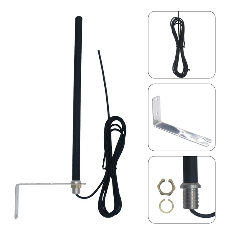 Universal 315Mhz Antenna For Garage Door Radio Signal Booster Repeater Outdoor Waterproof 315Mhz Gate Control Antenna Black