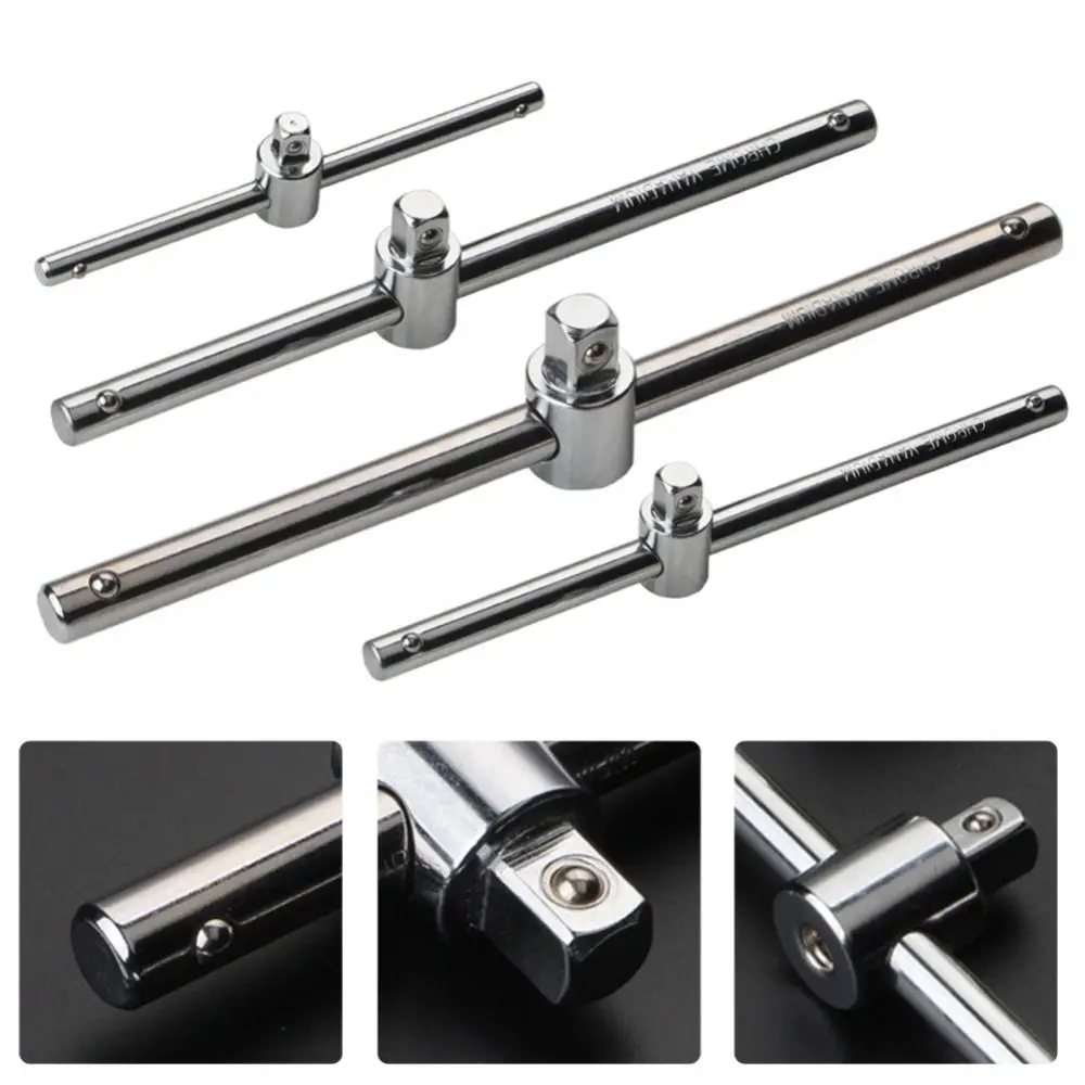 1Pcs New Extension Socket Wrench Sleeve Auto Repair Tools T Bar Socket Adapter 1/4