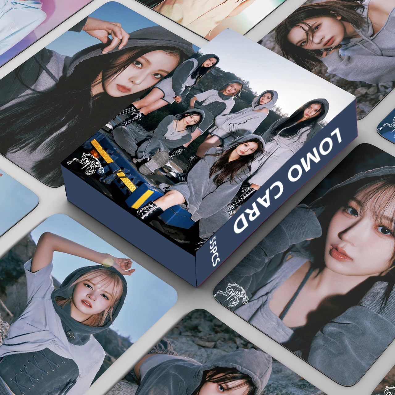 55pcs/set Kpop NMIXX ENTWURF AD MARE Photocards Album Lomo Cards NMIXX Photo Cards LILY HAEWON Kpop Girls Fans Gift