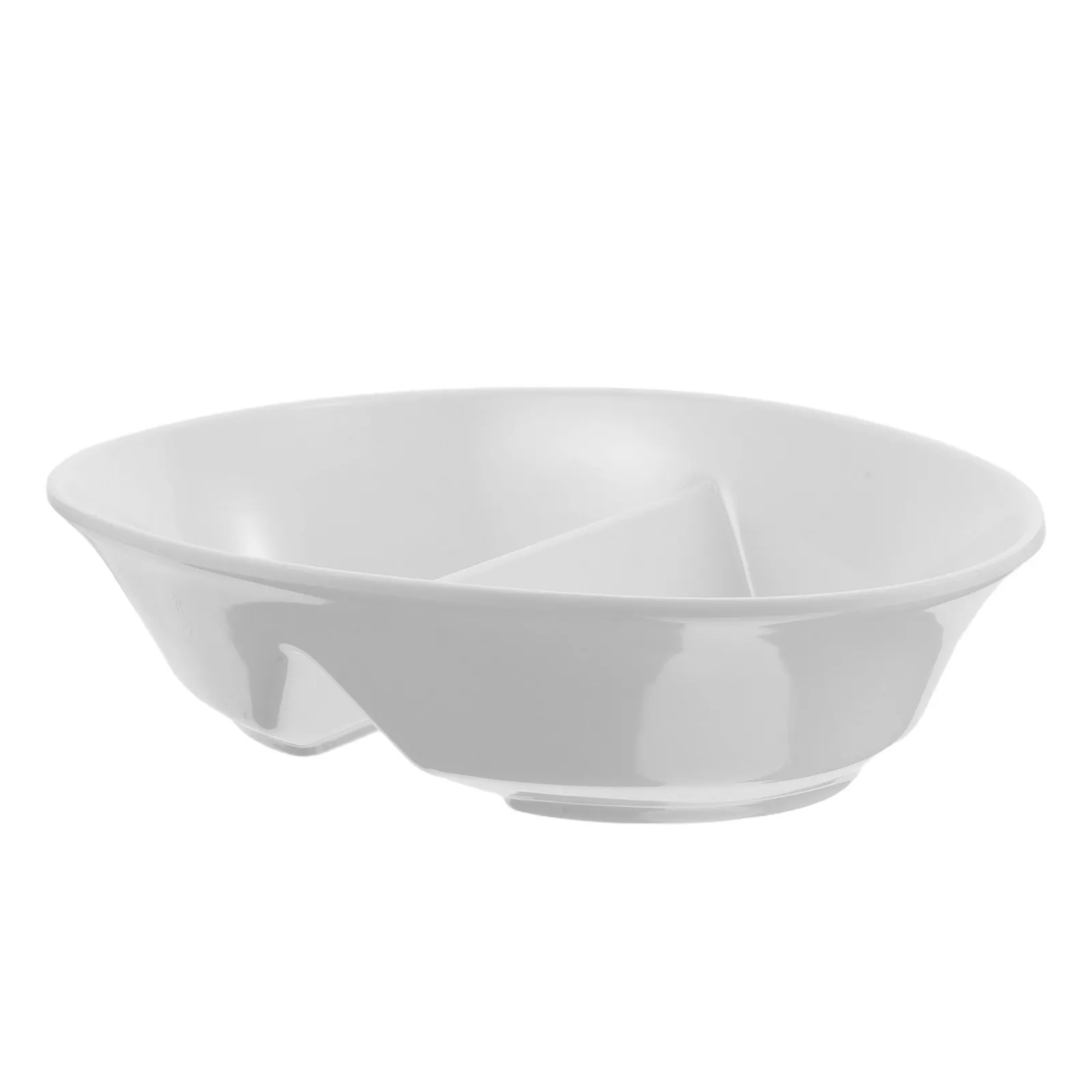 

Керамическая тарелка с двумя отделениями для еды, предотвращающая намокание, легкая, штабелируемая, для лапши и супов, для семейного пикника