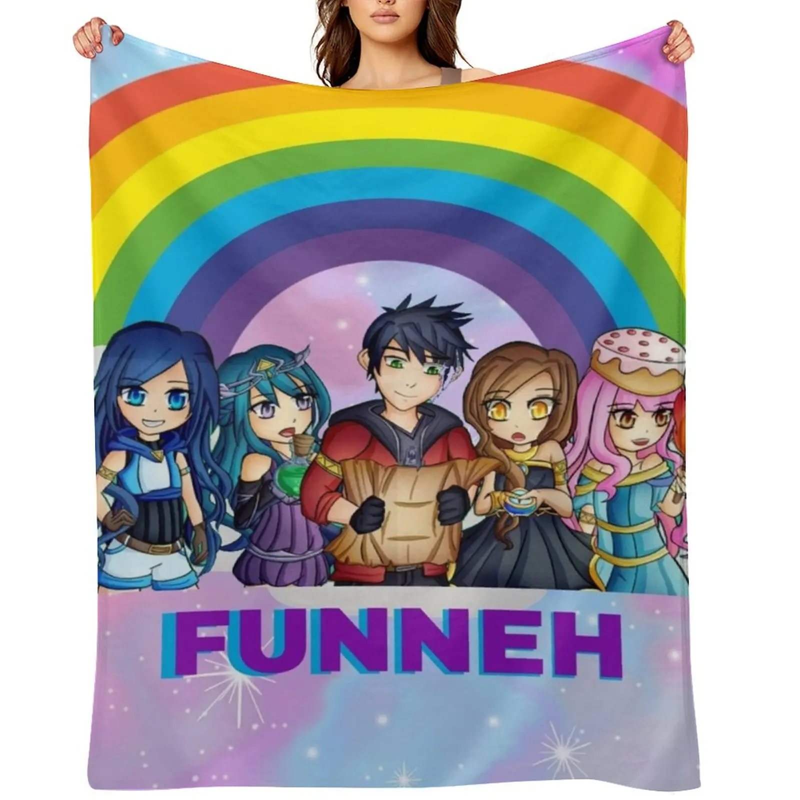 

Itsfunneh krewgame Throw Blanket Decoratives Thins Sofa Throw Travel Blankets