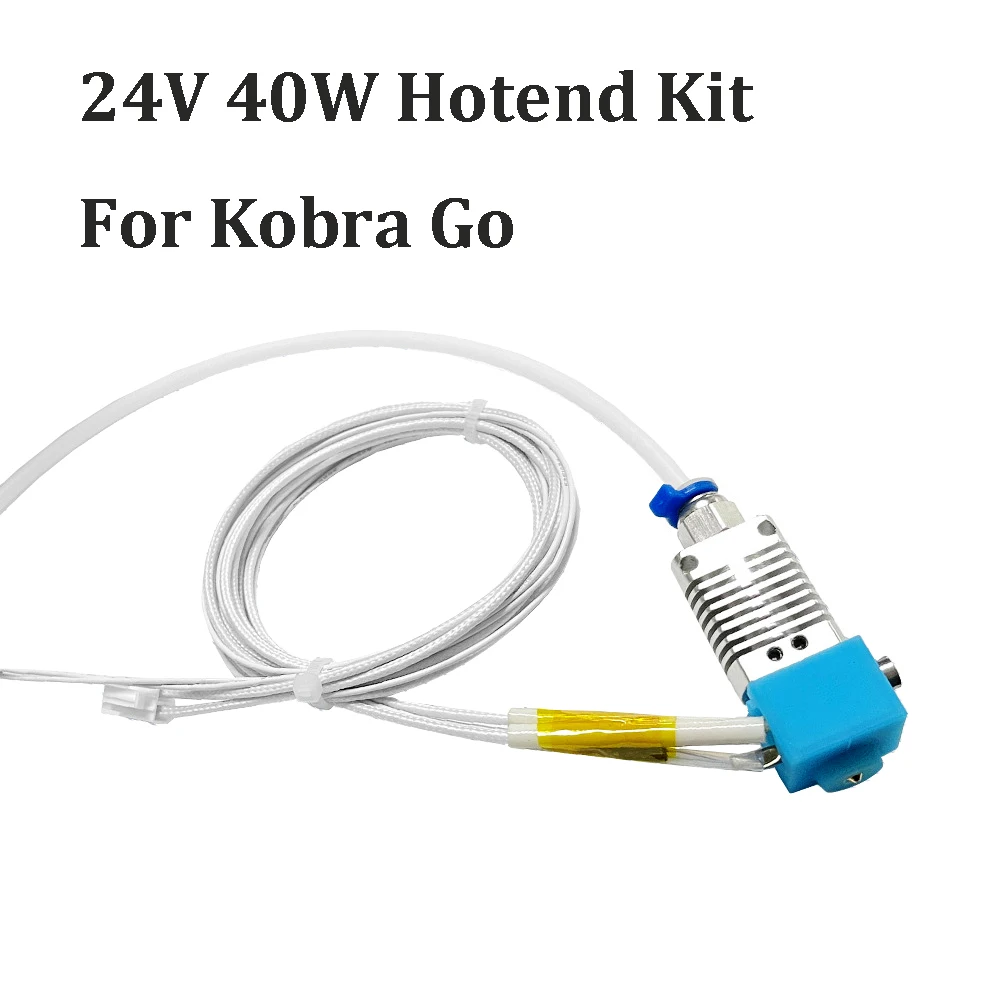 24V 40W Kobra Go Hotend Kit testina di stampa parte stampante 3D riscaldatore a cartuccia estrusore Hot End per ANYCUBIC Kobra Go stampante 3D J-Head