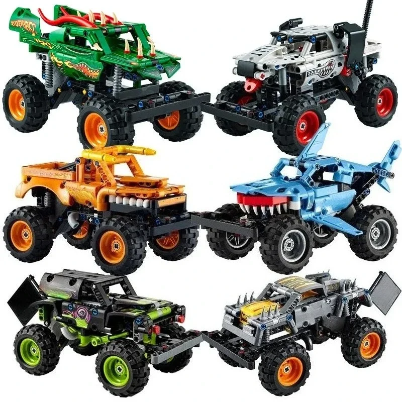 Cool Giant Wheel Off-road Vehicle Series 42149 Building Blocks Sets Suitable for Birthday Gifts Compatible with Legoed Particles