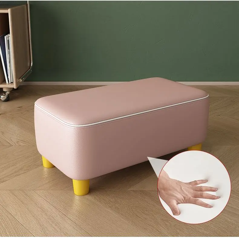 50CM Household Small Stool Sofa Low Stool Living Room Shoe Changing Stool Bedroom Long Bench Multiple Colors Room Sofa Bench