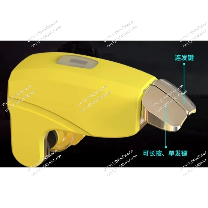 Four-finger linkage chicken eating artifact automatic connection point mission mobile game auxiliary gun press button machine