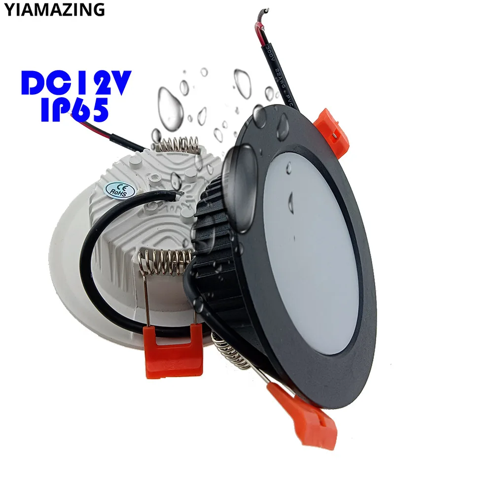 

12V IP65 IP66 IP67 Outdoor Waterproof Kitchen Bathroom Led Spots LED Downlight Dimmer 7w 9W 12W 15W 18W Light Ceiling Lamp