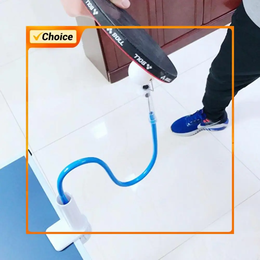 

Table Tennis Ball Trainer Ping Pong Training Robot Rapid Rebound Ping Pong Robot Trainer with Table Clamp for Beginners