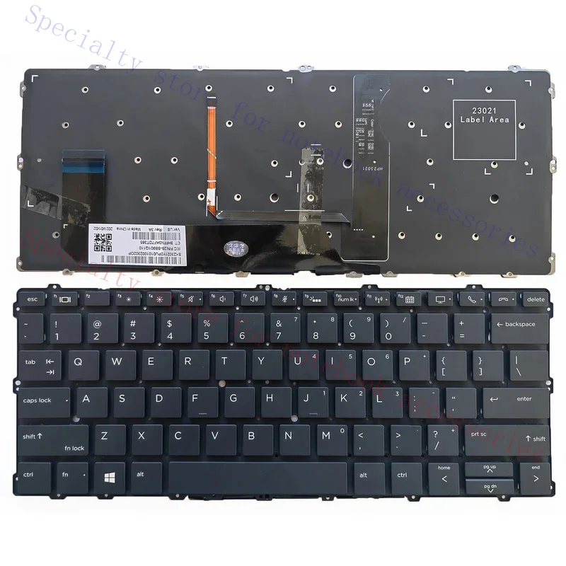 US/SP/UK Laptop Keyboard for HP EliteBook X360 1030 G2 1030 G3 HSN-Q10C Q20C I04C 929985 904507