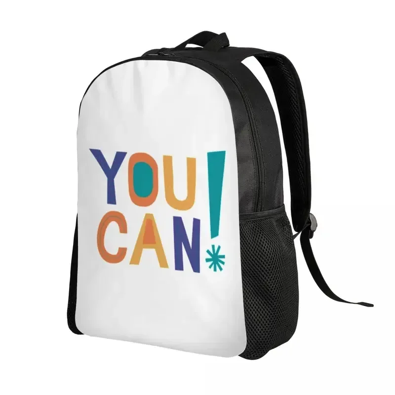 Personalized Inspirational Quote You Can Backpacks Women Men Basic Bookbag For School College Motivational Gift Bags MN3