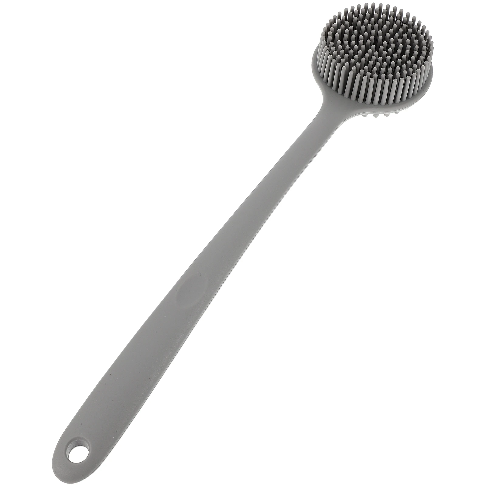 

Silicone Bath Body Scrubber Shower Loofah Massage Exfoliating Silicone Body Scrubber Loofah Long H Home Use Storage Hole