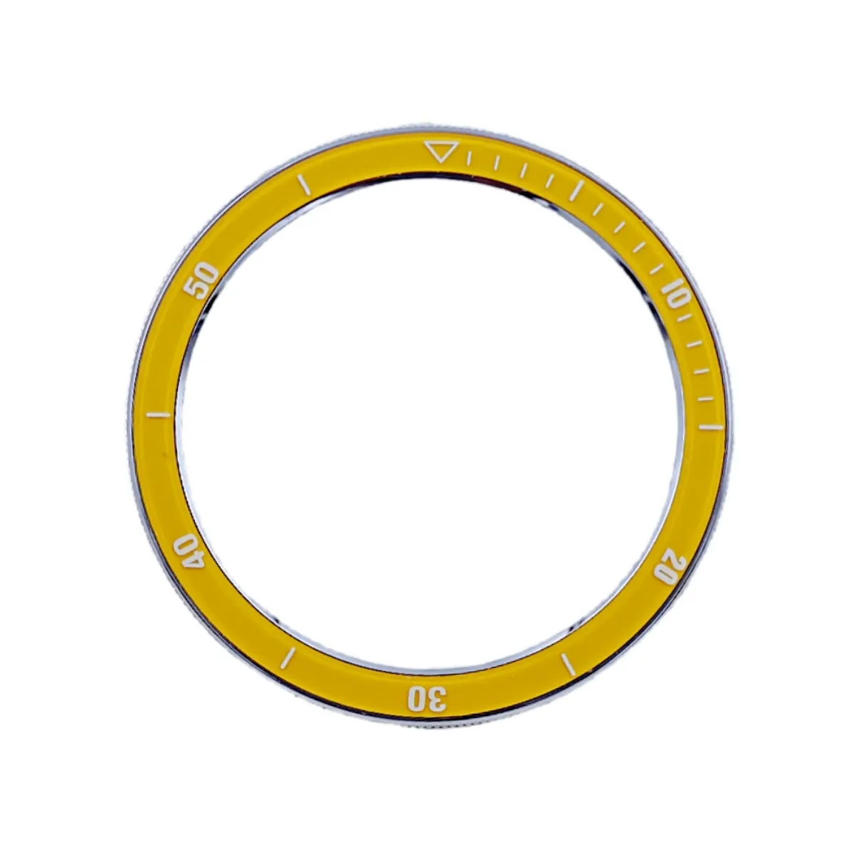 Adecuado para reloj S4 bisel marco de Metal Original marco de acero inoxidable tema de identificación independiente amarillo