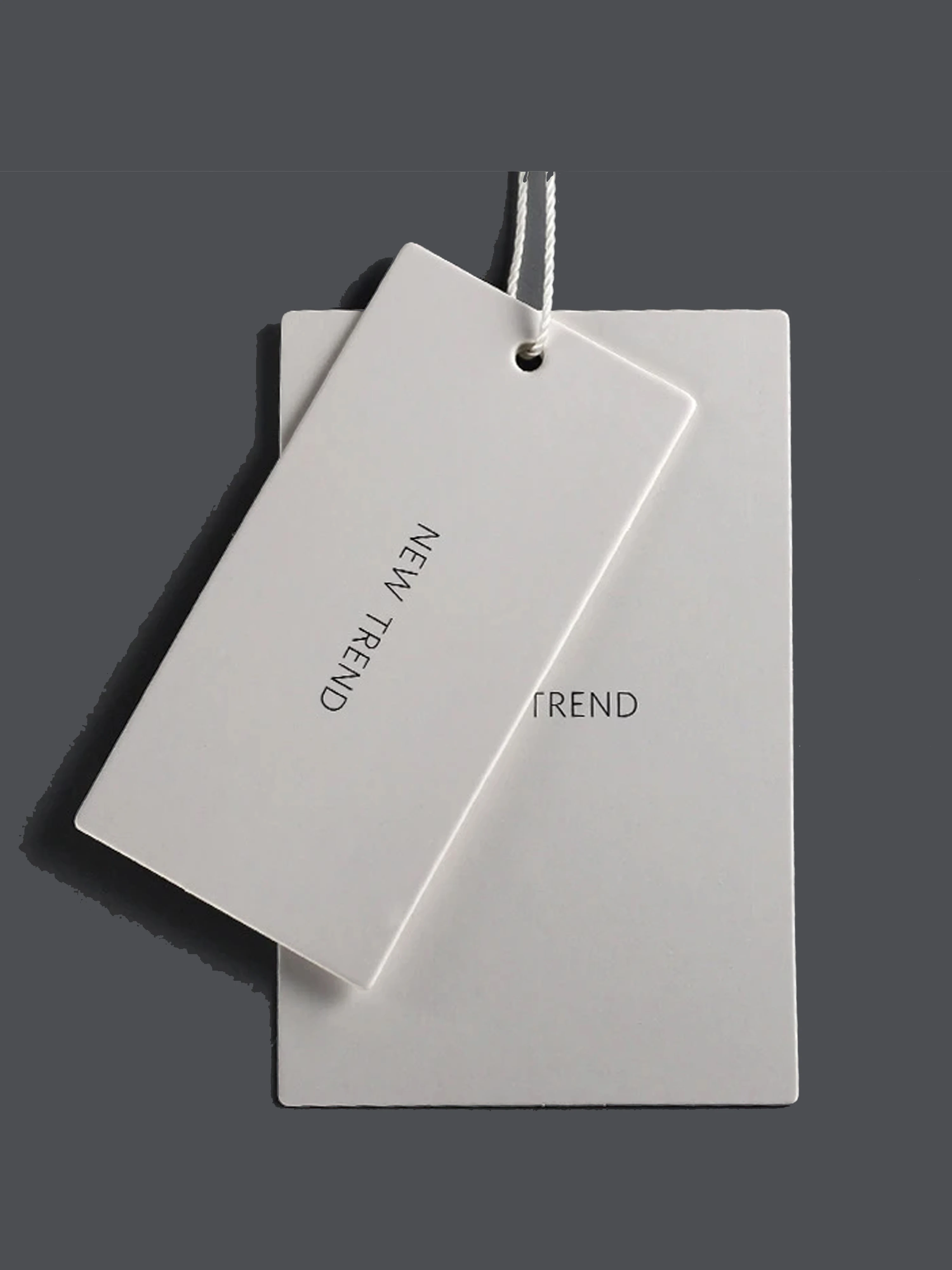 Customized Clothing Printing Hang Tags Price Tag Paper Labels for Clothes Personalizar Etiquetas view 5