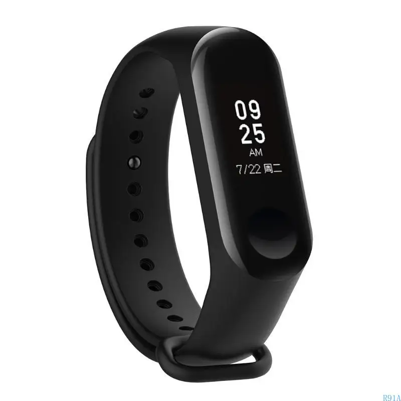 R91A Quick Release Watch Support Accessories Silicone Bristand Bracelet для Mi Band 3 4 мягкие ремни
