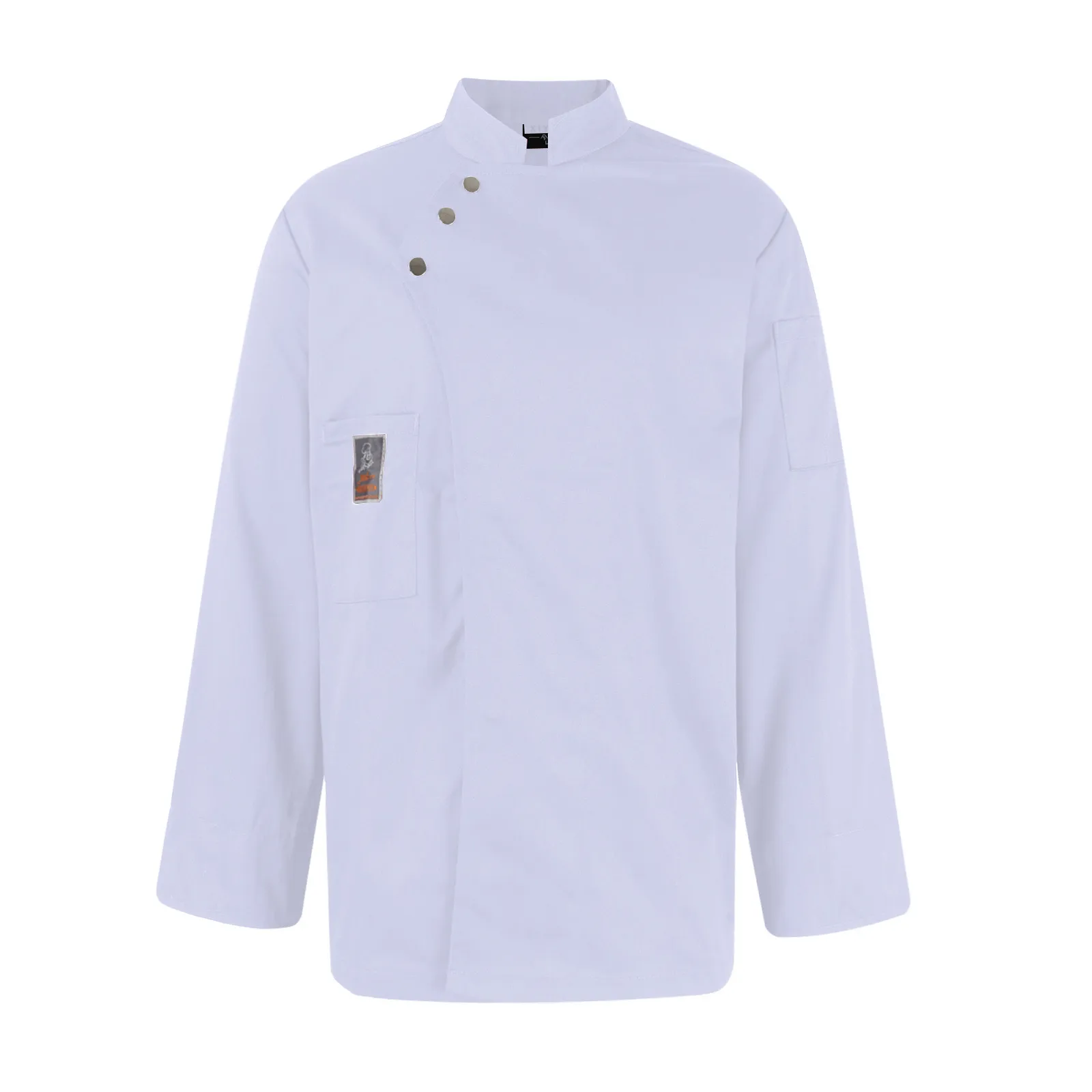 Restaurant Chef Jacke lange Kurzarm Hotel Cafe Küche Arbeit tragen Bäckerei Koch Koch Mantel Tops Fast Food Chef Uniform Männer